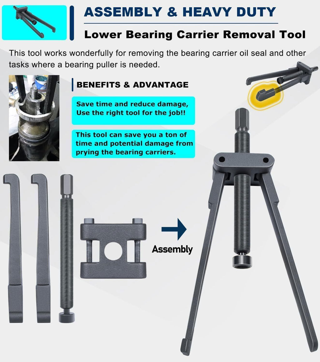 Lower Bearing Carrier Puller for Yamaha, Johnston, Evinrude, Mercury, Mercruiser