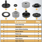 Silicone Body Mount Bushing Kit for Ford F250 F350 2008-2016 Super Duty Crew Cab