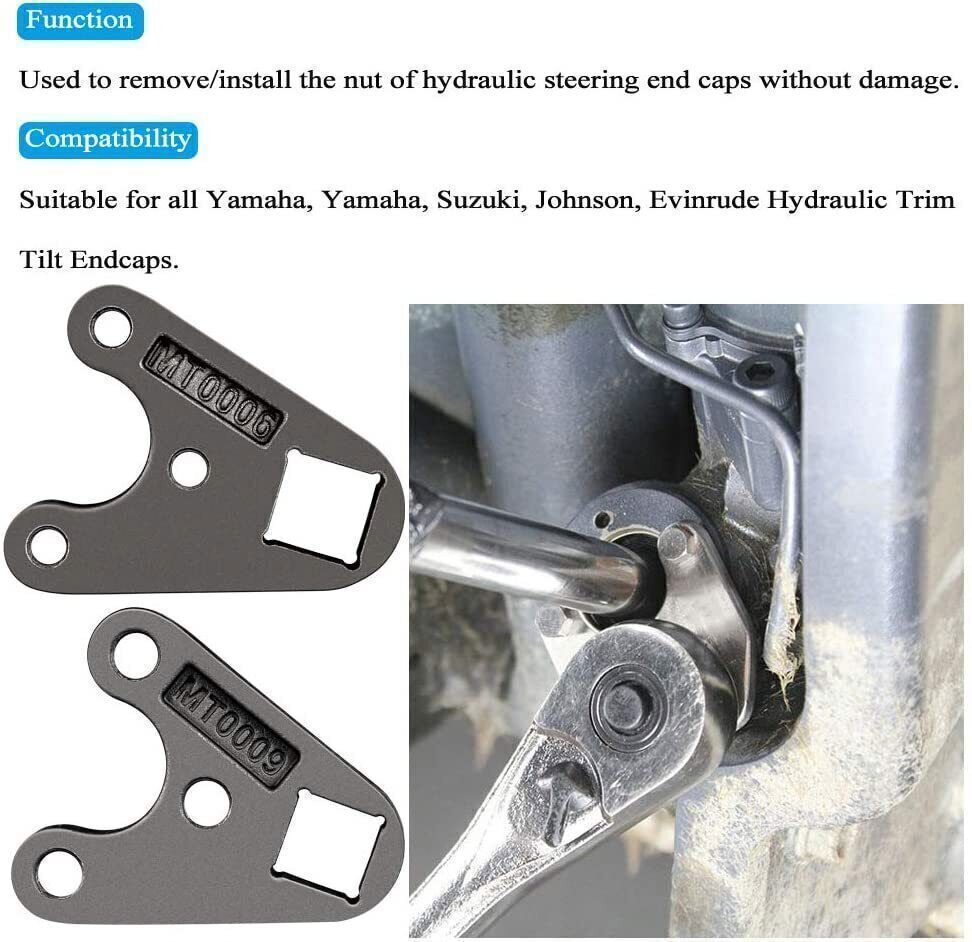 115225FS Seal Kit Trim/Tilt Cap +Trim/Tilt Pin Wrench MT0006 & MT0009 for Yamaha