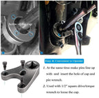 115225FS Seal Kit Trim/Tilt Cap +Trim/Tilt Pin Wrench MT0006 & MT0009 for Yamaha