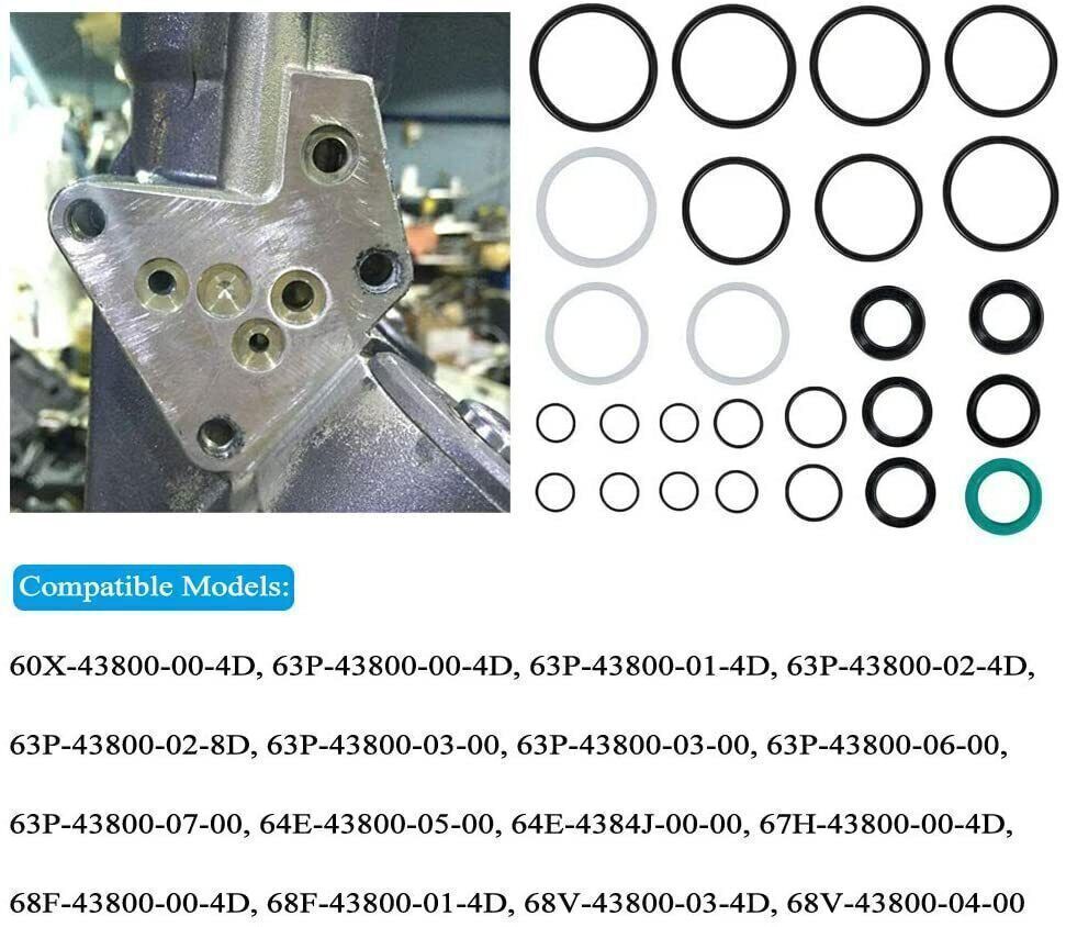 115225FS Seal Kit Trim/Tilt Cap +Trim/Tilt Pin Wrench MT0006 & MT0009 for Yamaha