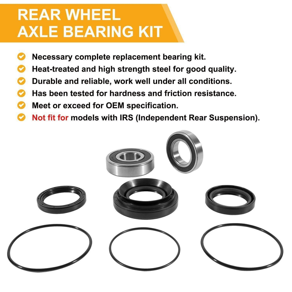 Rear Wheel Axle Bearing Kit for 2014-2021 Honda Rancher 420 TRX420 Foreman 500