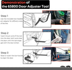 Door Adjuster Aligning Tool 65800 Auto Collision Repair Tool For Most Cars