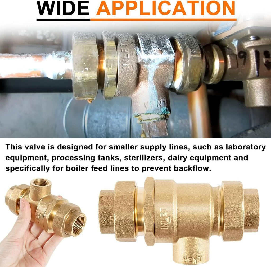 For Watts 9D-M2 3/4 Inch Backflow Preventer Dual Check Valve 0061888
