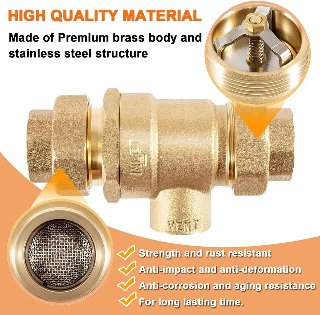 For Watts 9D-M2 3/4 Inch Backflow Preventer Dual Check Valve 0061888
