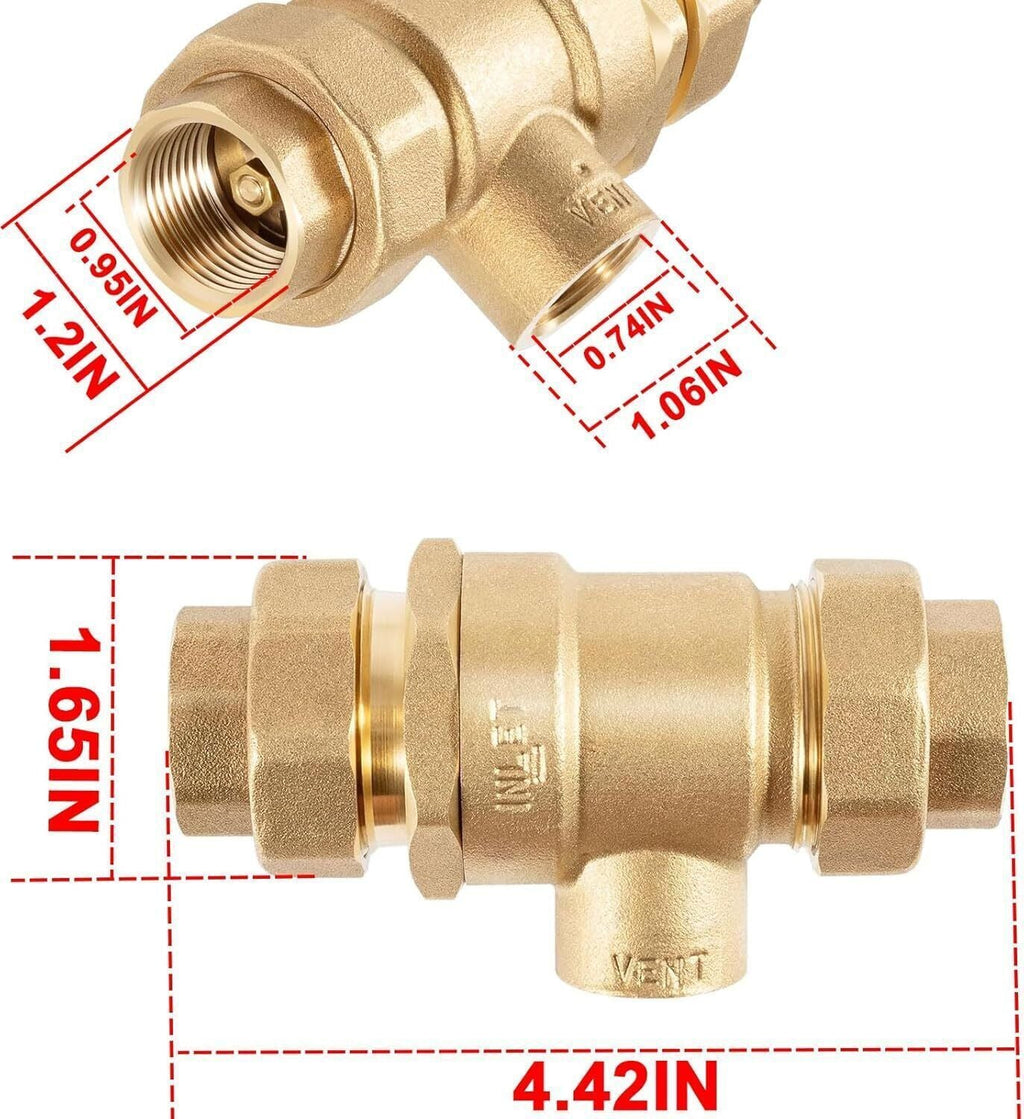 For Watts 9D-M2 3/4 Inch Backflow Preventer Dual Check Valve 0061888