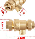 For Watts 9D-M2 3/4 Inch Backflow Preventer Dual Check Valve 0061888