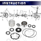 For Polaris Front Diff Rebuild Kit Sprague Armature Plate Ranger RZR 570 800 900