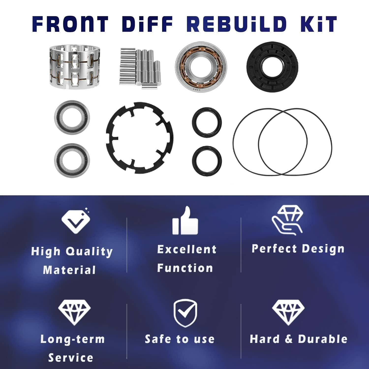 For Polaris Front Diff Rebuild Kit Sprague Armature Plate Ranger RZR 570 800 900