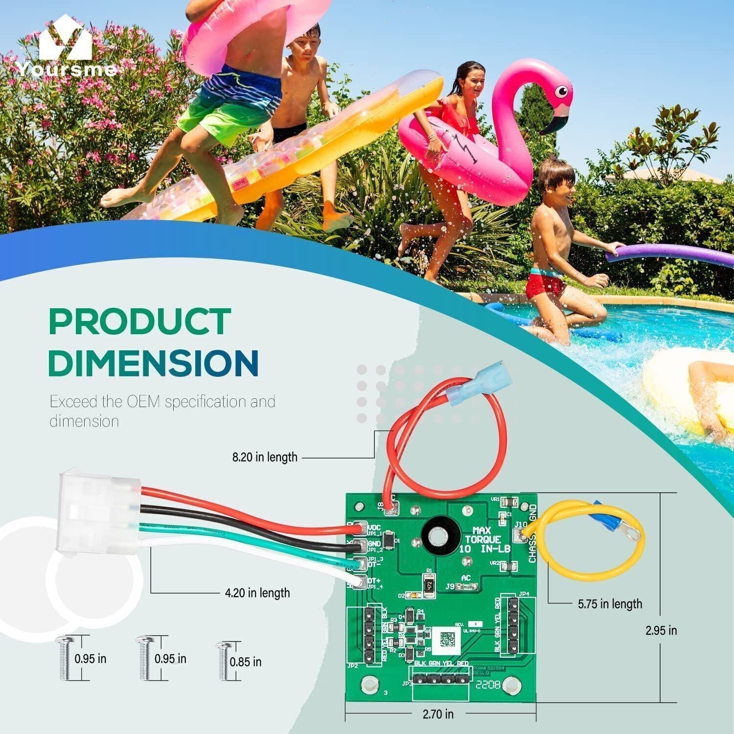 521218 521593 Load Center SCQ Surge Board for Pentair Intellitouch/Easytou