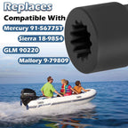 Drive Shaft Adapter for Mercury Mercruiser Alpha One 90220 18-9854 91-56775T