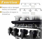 Truck Side Bolt Coil Brackets Mount Valve Cover for 5.3L LS 19005218 D585 LSX