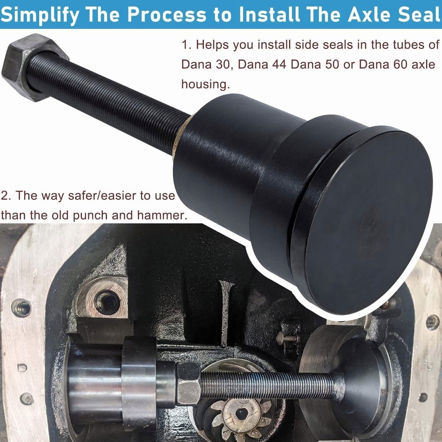Inner Axle Side Seal Installation Tool for Dana 30, 44 & 60 Front Differentials