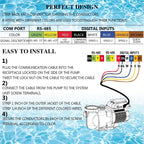For Pentair SuperFlo VS/VST, WhisperFlo VS/VST Communication Cable 25', 356324 Z