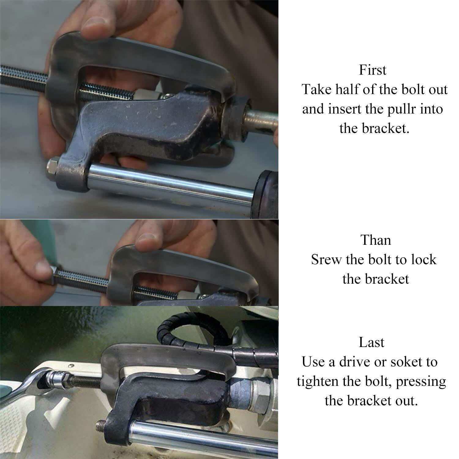 Hydraulic Steering Support Bracket Puller Tool for Seastar, Uflex
