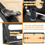 Drop Down Tailgate Table with Wood Tray for Jeep Wrangler JK JL & JT 2007-2024