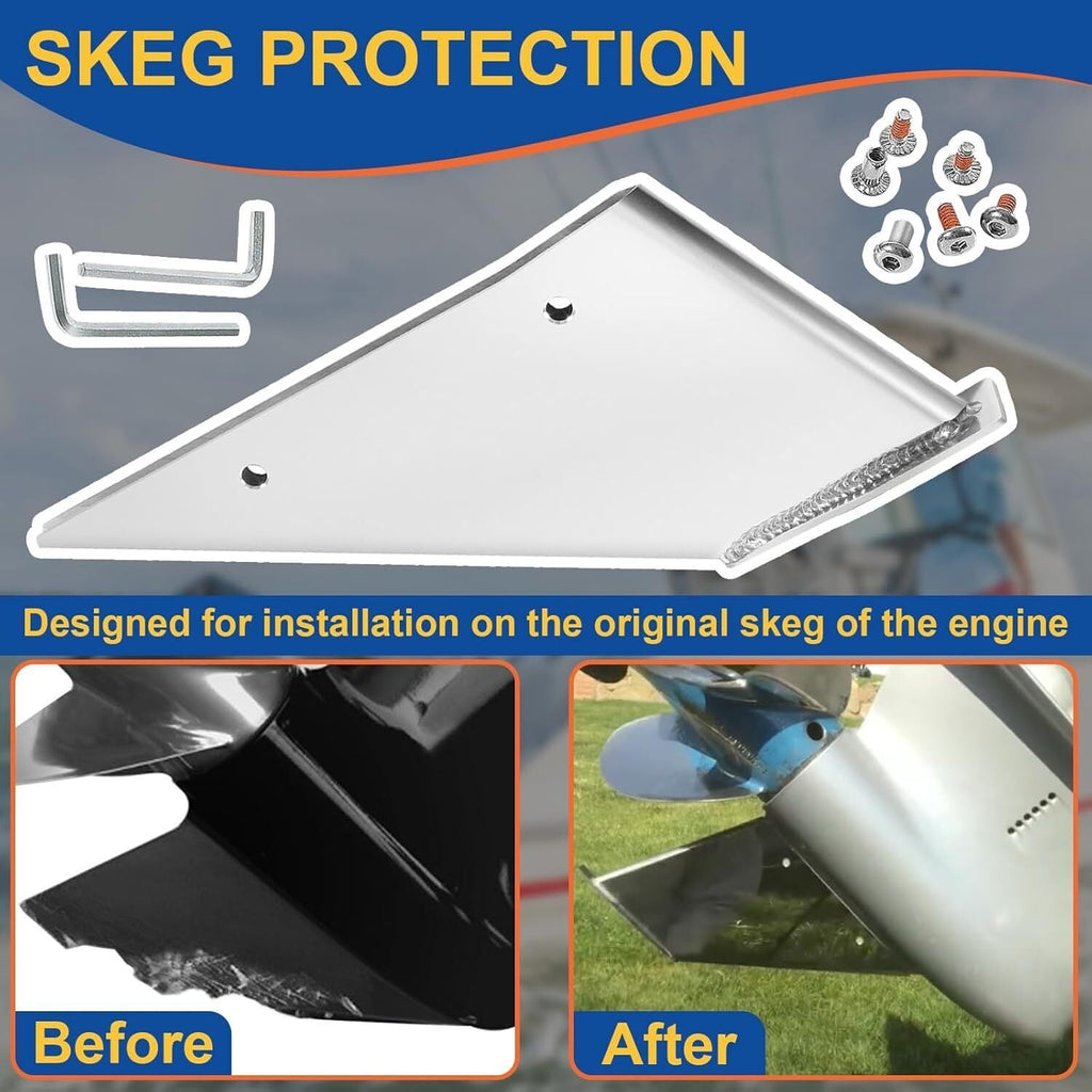 27341 Safe-Skeg Protector Repair Kit Fit Mercury Mariner 40 50 60 HP 2&4 Stroke