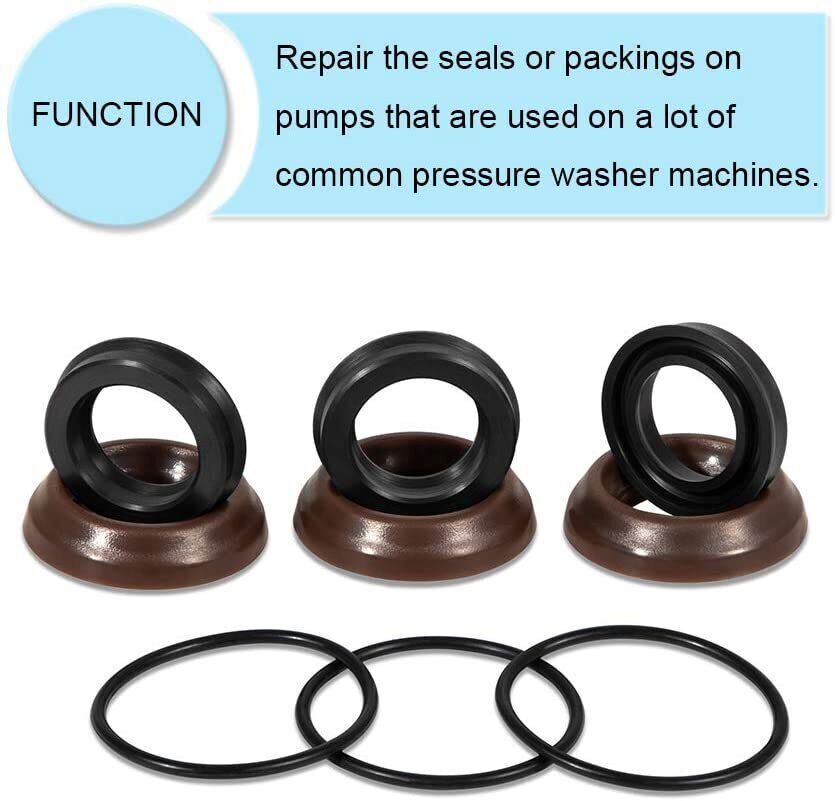 AR1857 Seal Packing Kit 18mm XR Annovi Reverberi Pressure Washer Pump RK RKA RKV