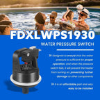 Water Pressure Switch for Hayward Universal H-Series Low Nox Pool Heater