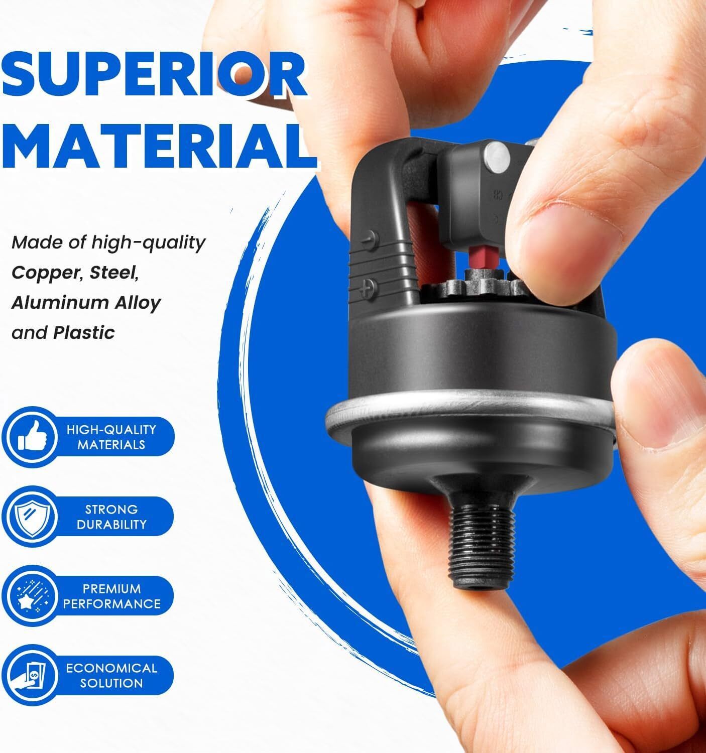 Water Pressure Switch for Hayward Universal H-Series Low Nox Pool Heater