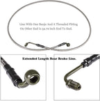 1068 Extended Front/Rear Brake Lines for Polaris RZR 800/S 800/4 800/XP 900/570