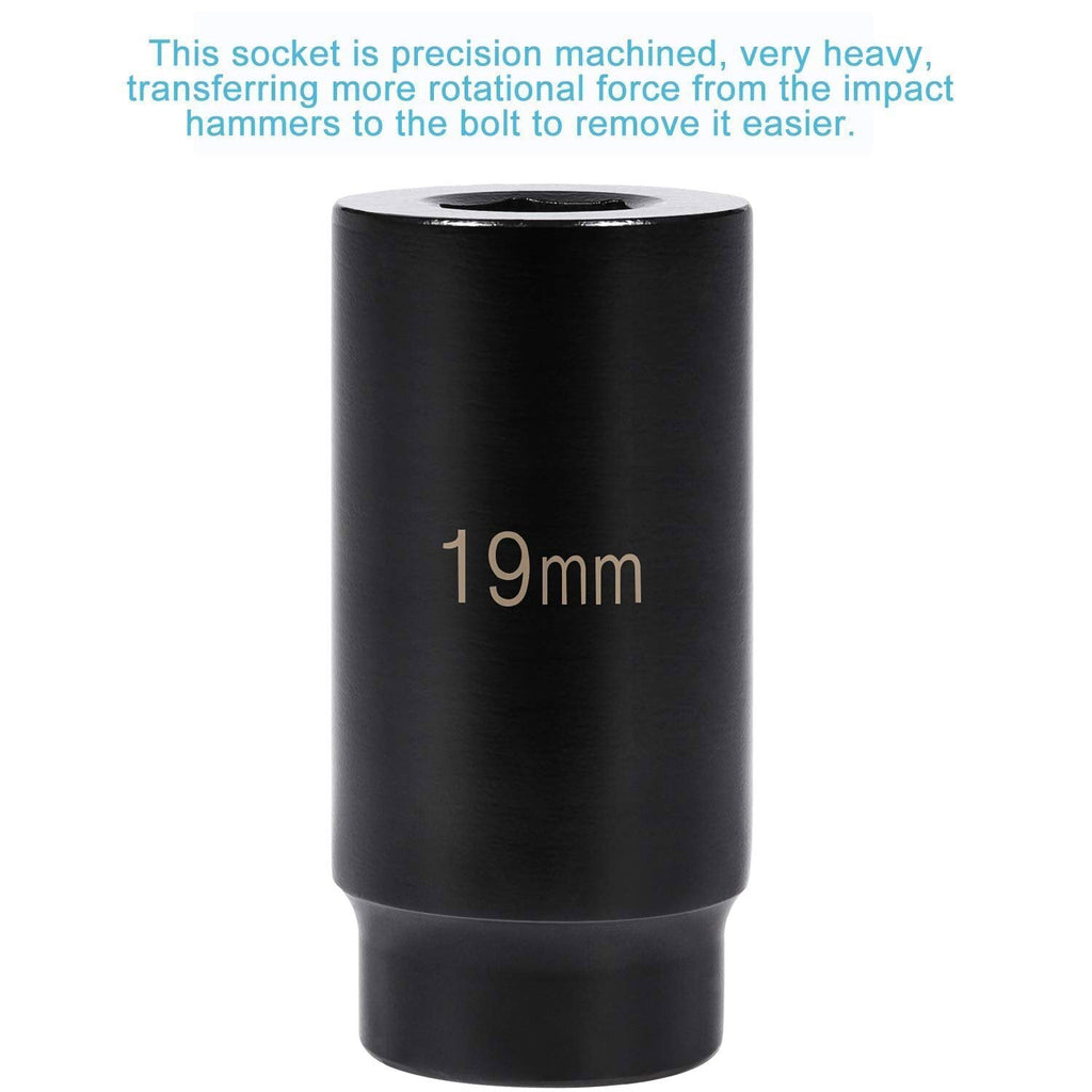 19mm Harmonic Balancer Socket and 50mm Crankshaft Pulley Wrench Holder for Honda
