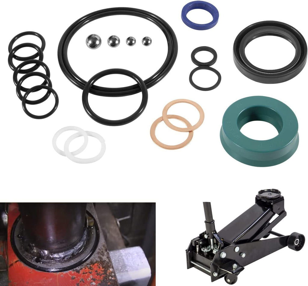 For Sears Craftsman 328.12160 Floor Jack 2 Ton Seal Replacement Repair Kit 21Pcs
