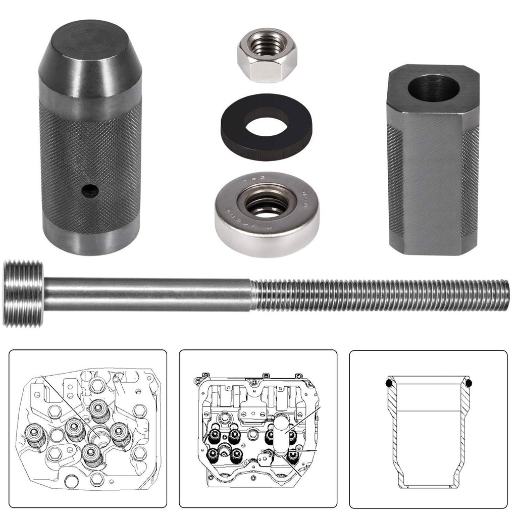 9U-6891 Injector Sleeve Tool+Injector Height Tool+Socket for CAT 3406E C-15 C-16