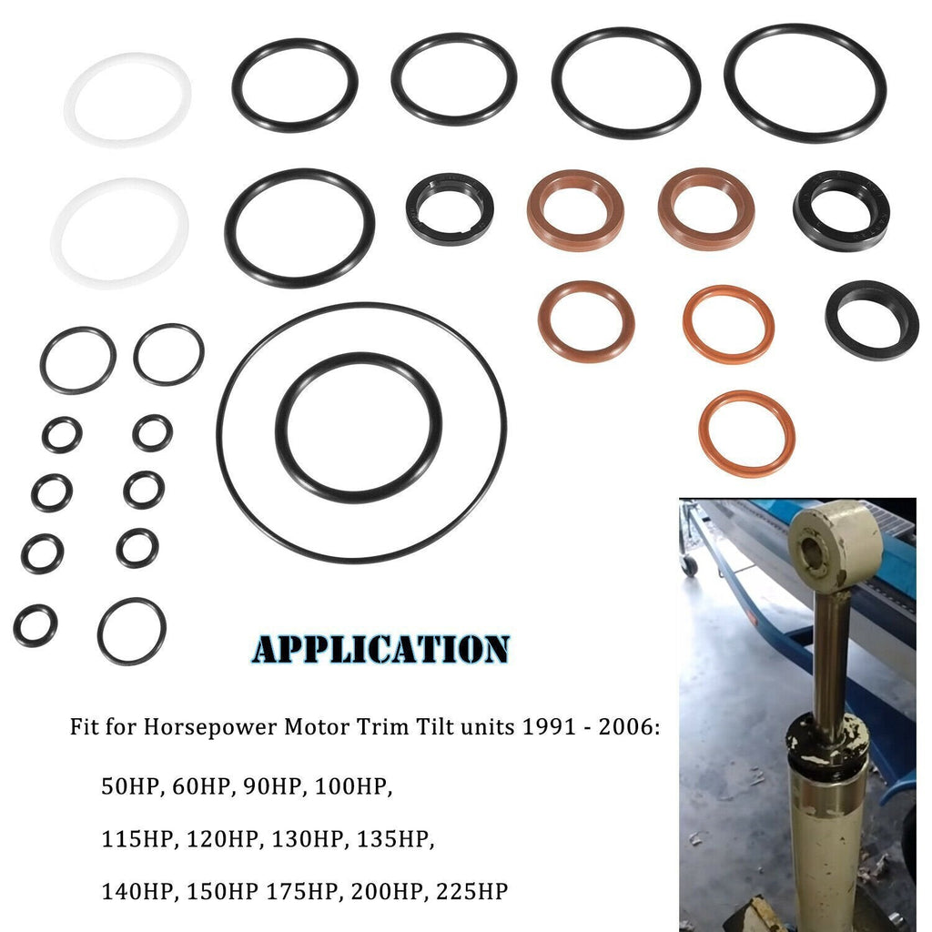 434519 Trim Tilt O-Ring Seal Rebuild Kit For Johnson Evinrude OMC 0434519 FSM011