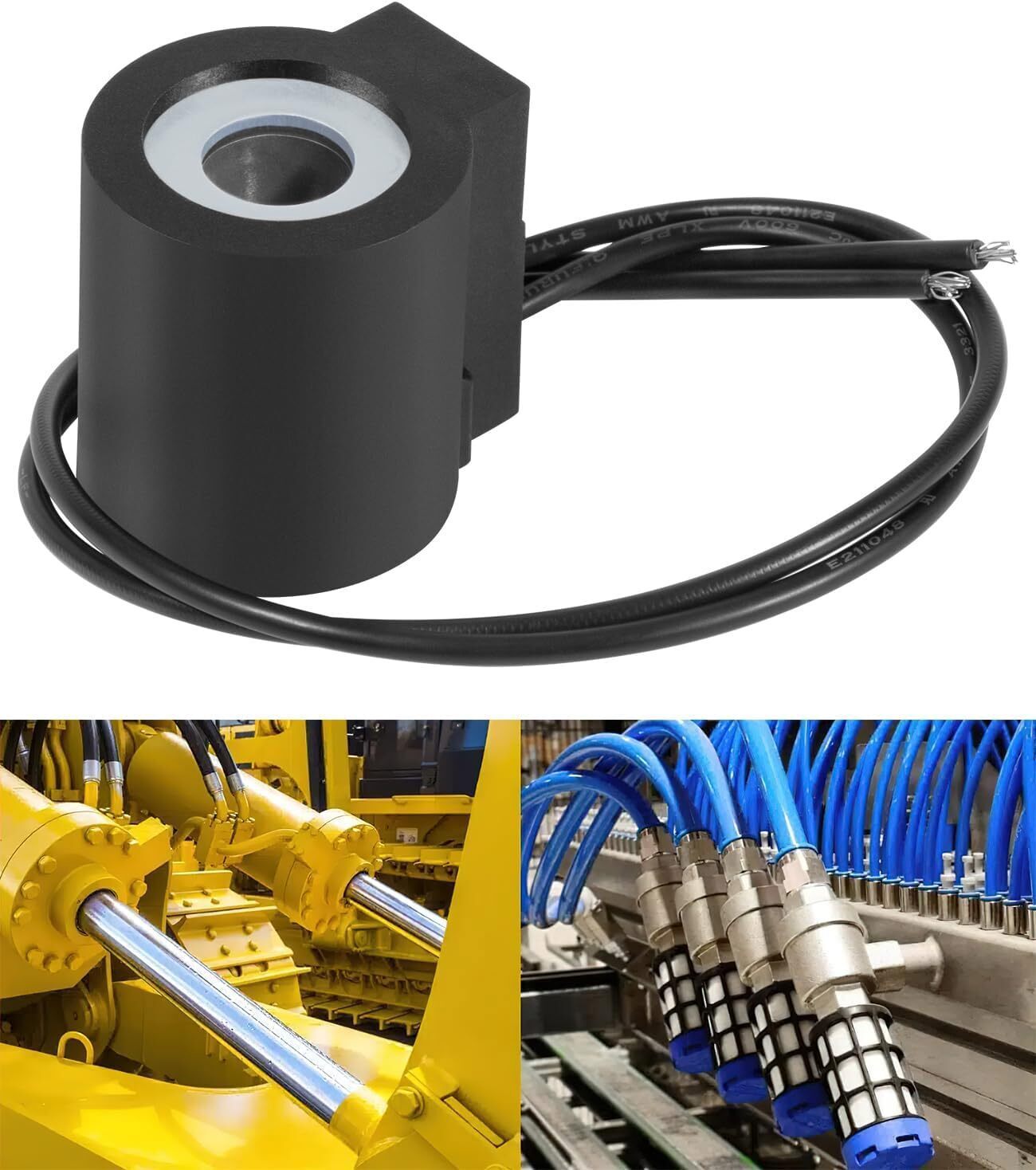 10238-66 Solenoid Coil 12VDC 16W Hydraulic Power Unit Lift Dump For Series 08