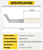 For Pentair Wrench Cap R172052 Rainbow Automatic Feeder Cap Lip Lid Wrench Tool
