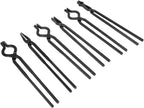6Pcs Beginner Blacksmith Bladesmith Forge Tongs Tools Set Knife Making Tongs Set