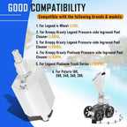 Replace For Pentair E10 White Back-Up Valve Replacement Automatic Pool Cleaner