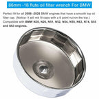 Oil Filter Wrench for BMW 86mm Cartridge Style Oil Filter Housing Caps