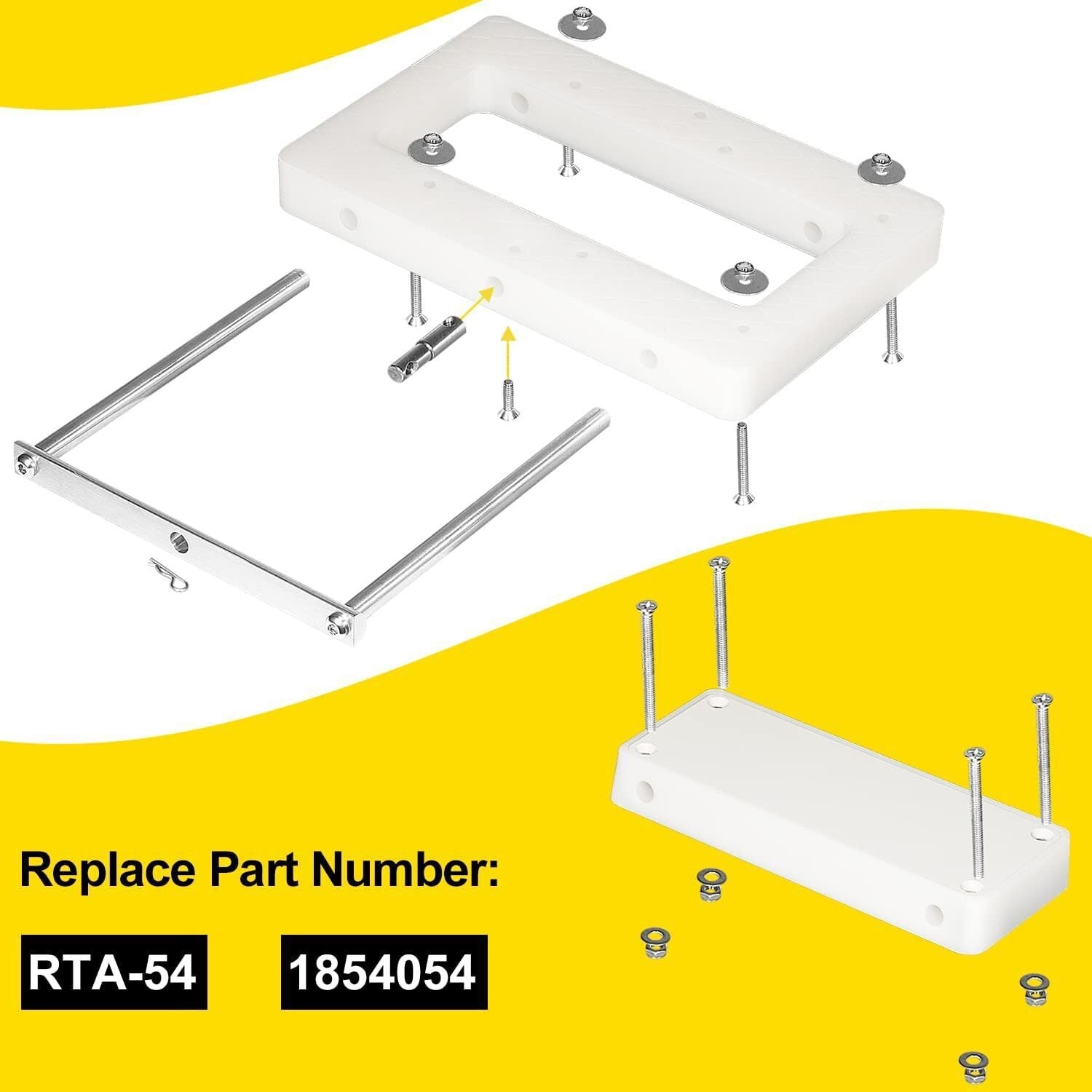 For Minn Kota 1854054 Quick Release Bracket Mount RTA-54 For Riptide Ulterra