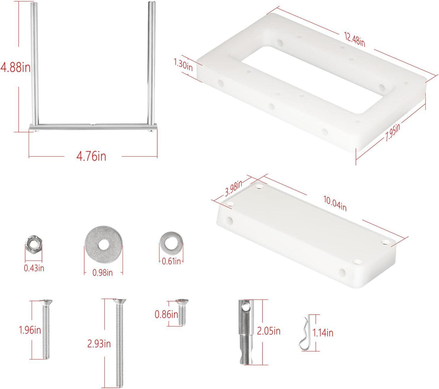 For Minn Kota 1854054 Quick Release Bracket Mount RTA-54 For Riptide Ulterra