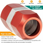 800-640 5/8'' Aluminum Line Splice Repair Kit Works for A/C, coolant Etc