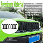 7pcs Front Grill Grille Inserts Guard ABS Cover Trim for Jeep Renegade 2015-2018