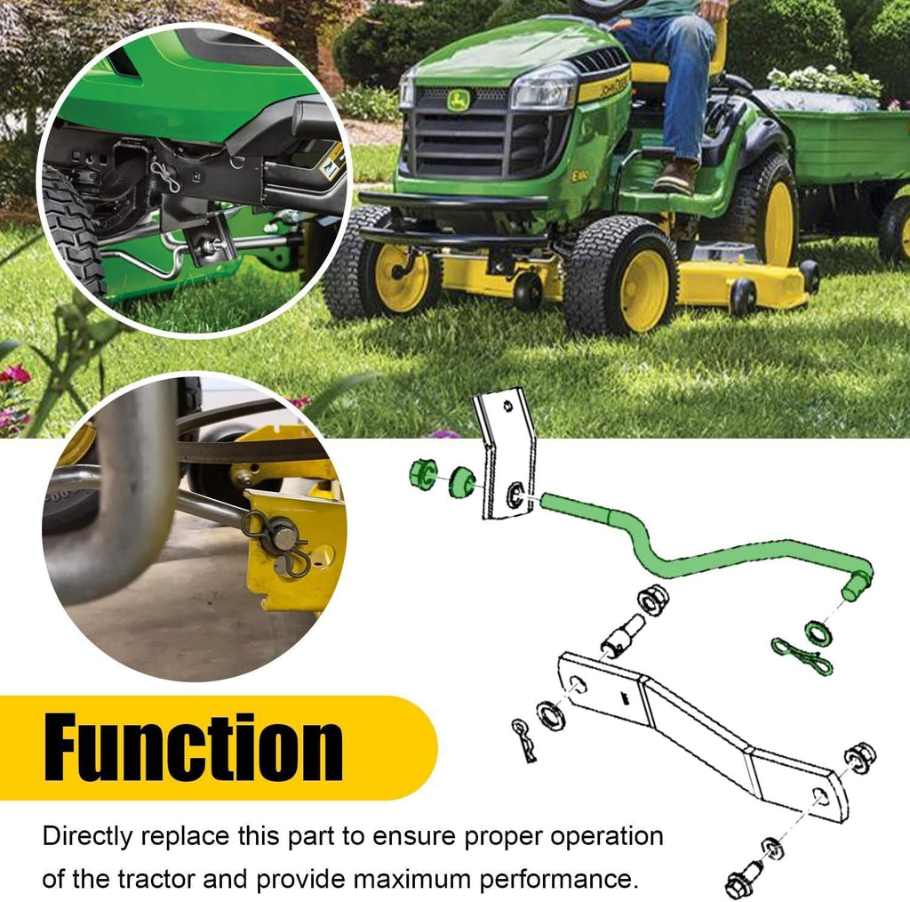 GX20497A Front Draft Arm Kit Deck Lift Linkage Hanger Arm Compatible with John Deere GX20497