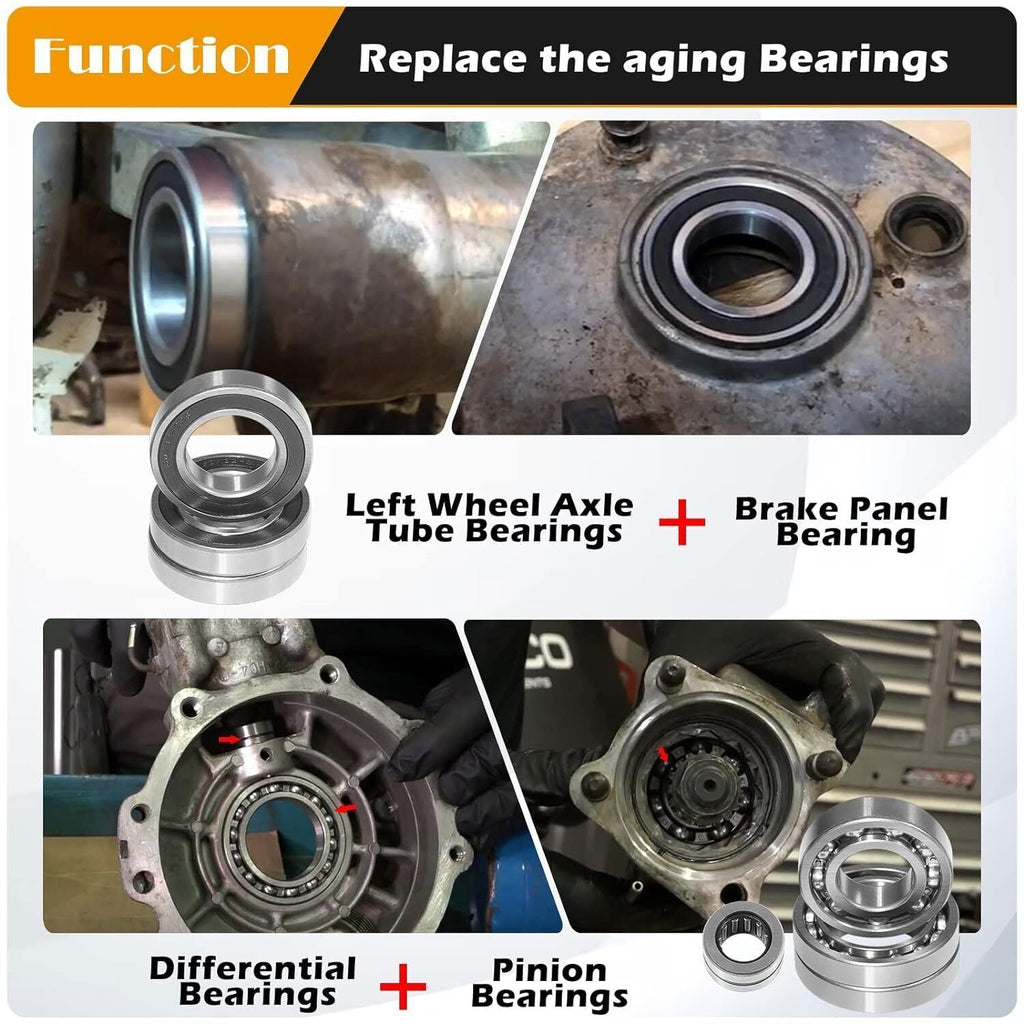 Rear Differential Axle Bearing Seal Kit for Honda TRX250 EX Recon Sportrax 97-17