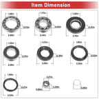 Rear Differential Axle Bearing Seal Kit for Honda TRX250 EX Recon Sportrax 97-17