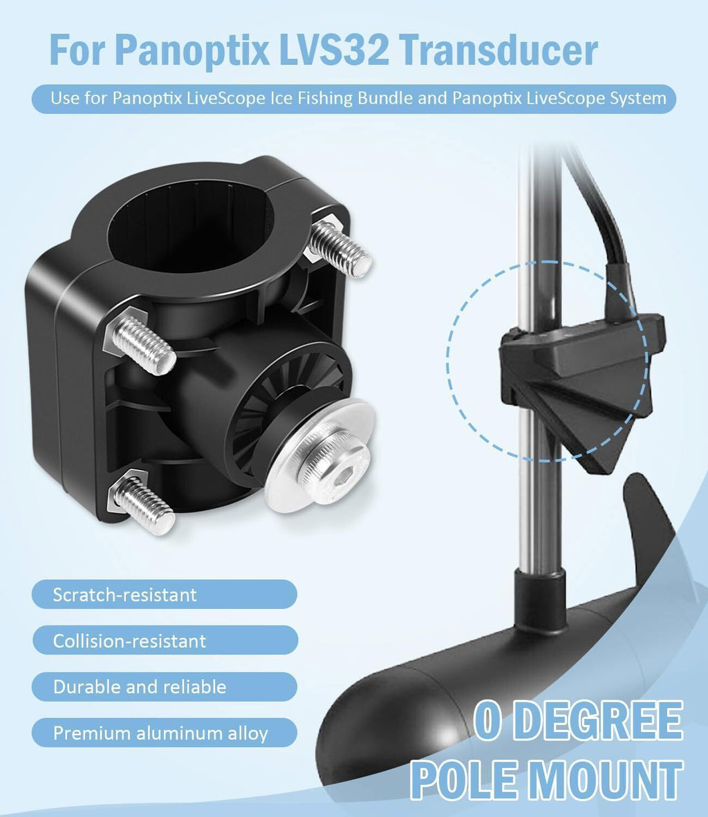 010-12676-15 0 Degree Livescope Pole Mount For Garmin Panoptix LVS32 Transducer