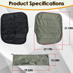 For Mercedes-Benz Sprinter Cargo Van 07-18 Insulated Blackout Rear Door Covers