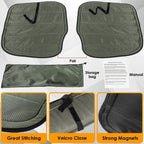For Mercedes-Benz Sprinter Cargo Van 07-18 Insulated Blackout Rear Door Covers