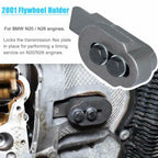 2801 Flywheel Holder Lock Tool & 7676 Oil Seal Repair Kit for BMW N20 N26 Engine
