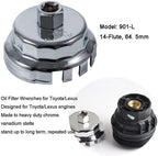 Steel Oil Filter Wrench Tool For Toyota Camry Land Cruiser Aurion & Lexus