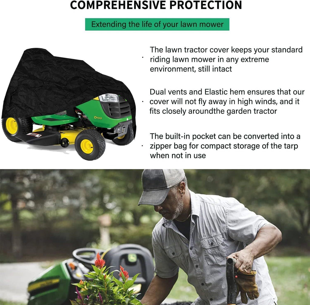 For John Deere LP93917 Riding Lawn Mower Cover Heavy Duty 100-X300Series Tractor