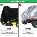 For John Deere LP93917 Riding Lawn Mower Cover Heavy Duty 100-X300Series Tractor