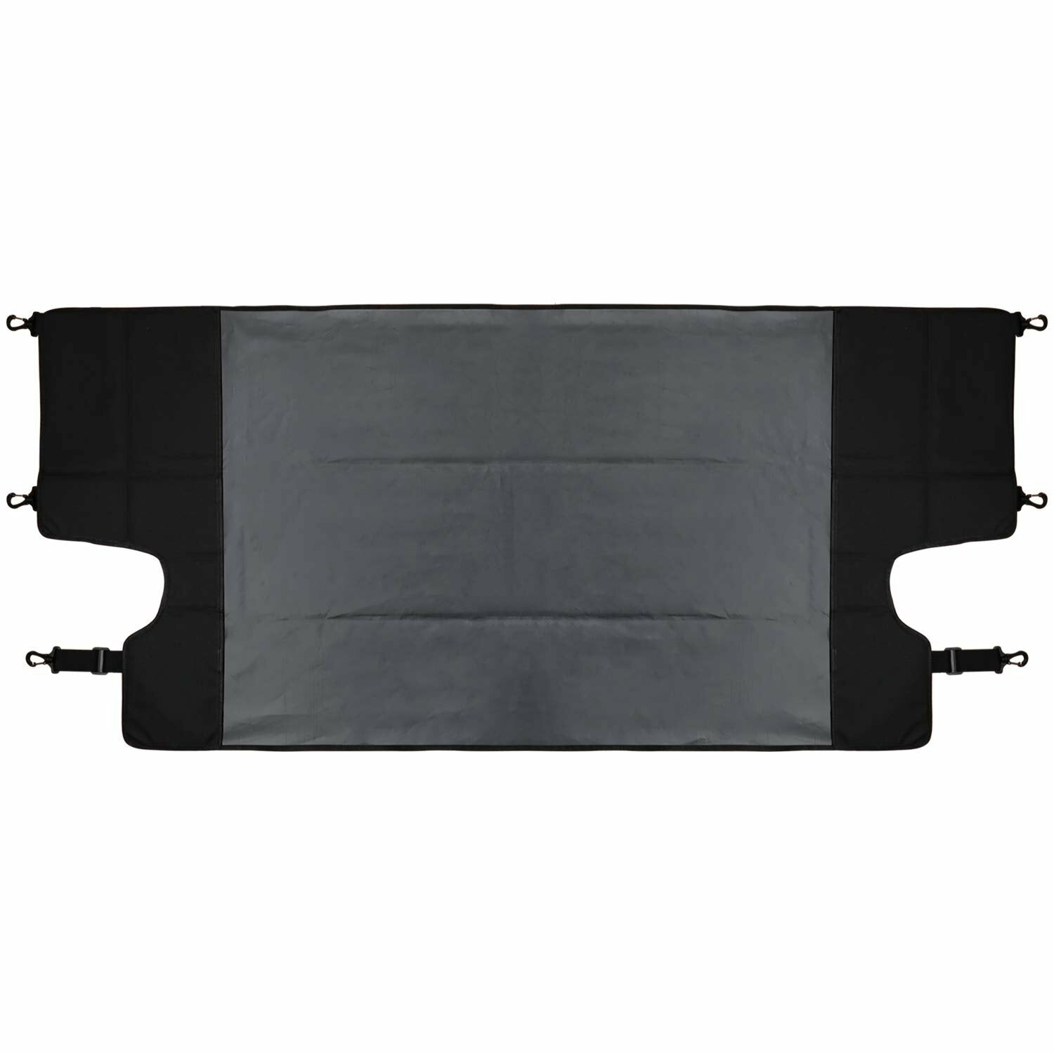 Rear Trunk Cargo Cover Luggage Shade w/ US Flag for Jeep Wrangler JK 2007-2018
