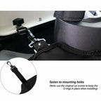 Rear Trunk Cargo Cover Luggage Shade w/ US Flag for Jeep Wrangler JK 2007-2018